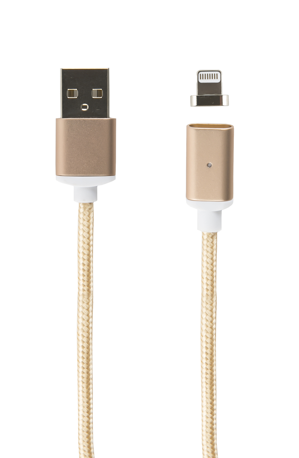 фото Кабель red line usb - 8-pin, neylon, gold