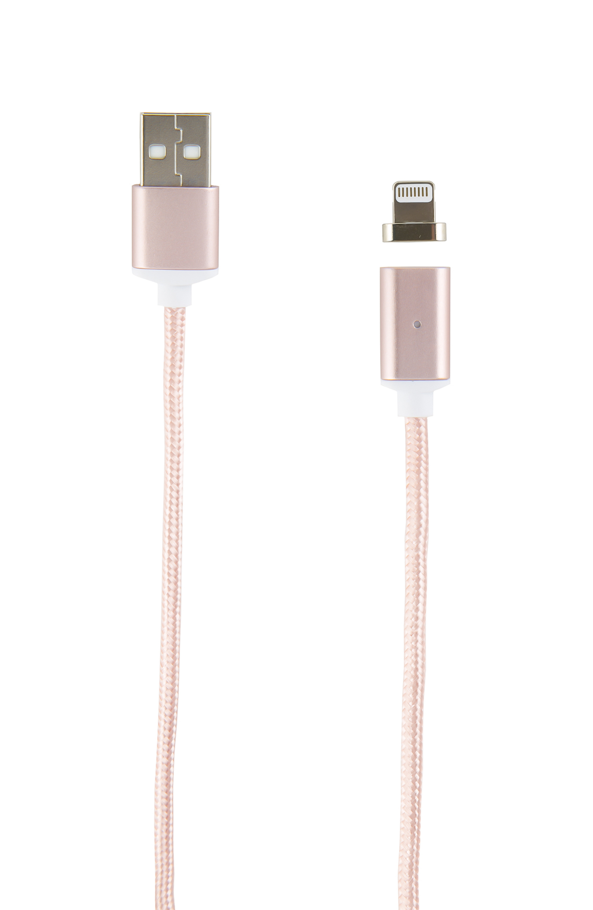 фото Кабель red line usb - 8-pin, neylon, pink