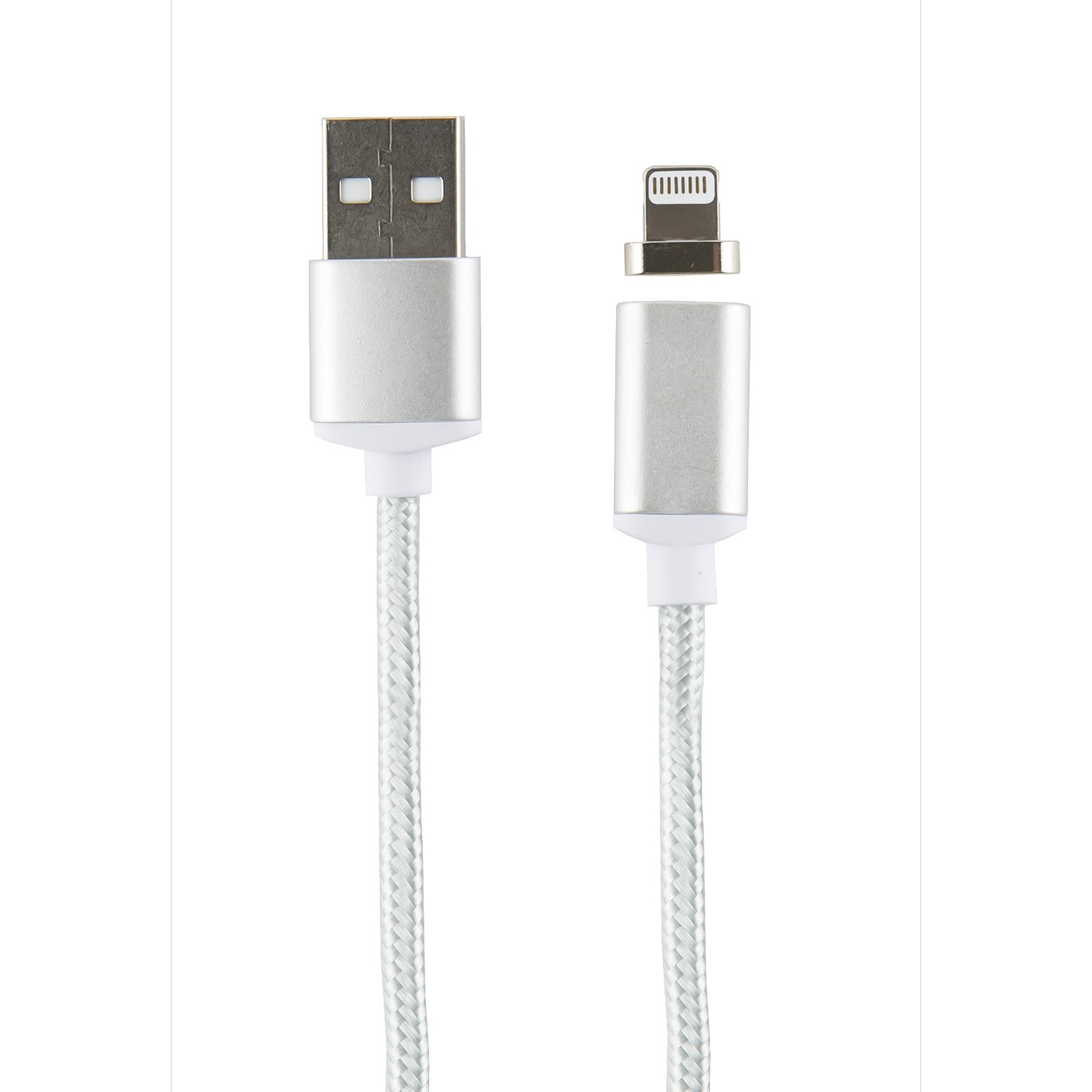 фото Кабель red line usb - 8-pin, neylon, silver