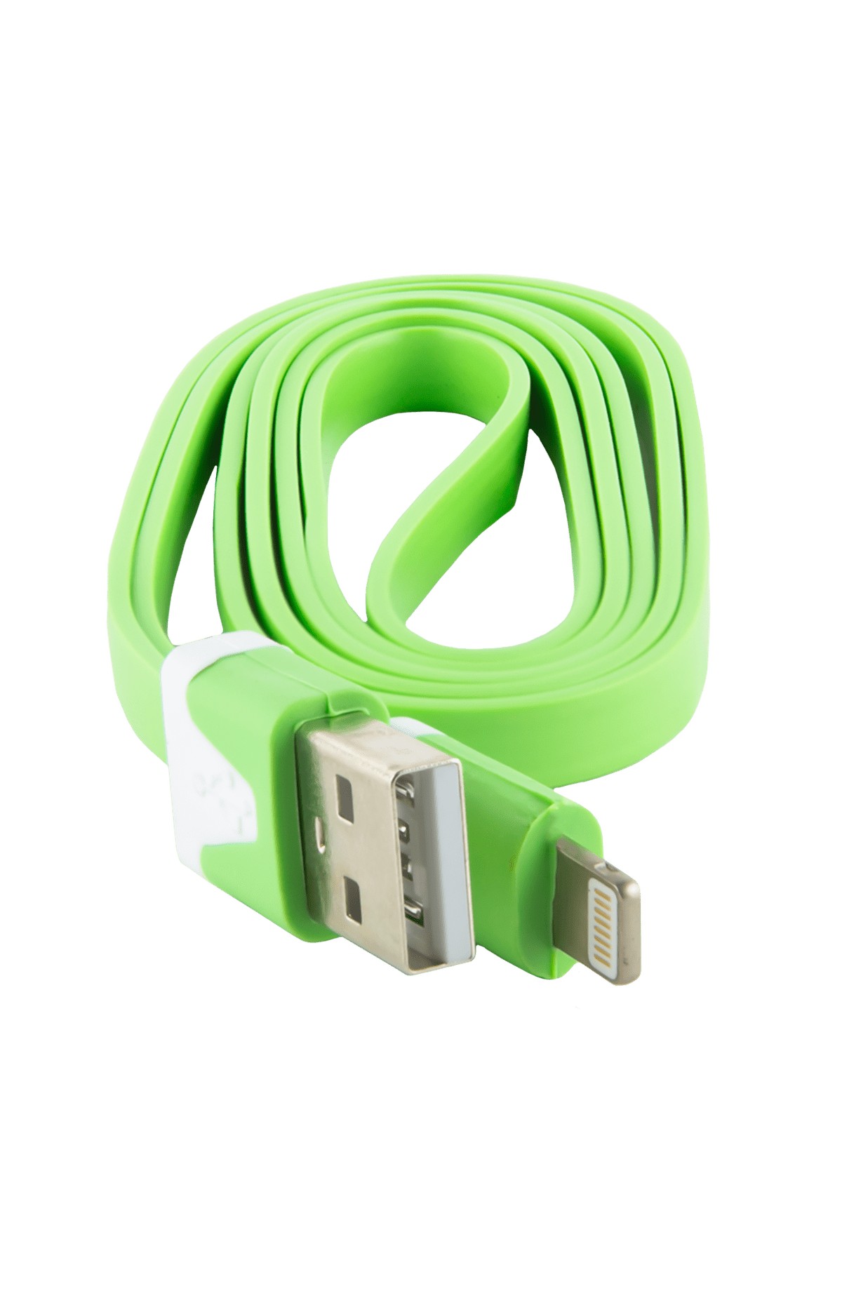 фото Кабель red line usb - 8-pin, плоский, green