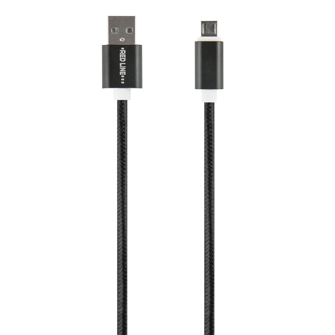 Кабель Red Line USB - micro USB neylon, Black