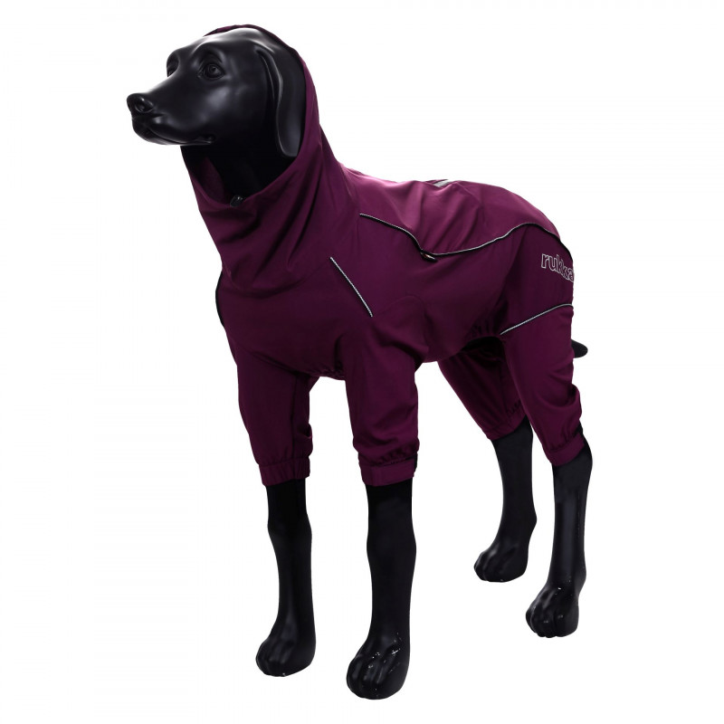 фото Комбинезон для собак rukka protect overall, унисекс, фиолетовый, 30, длина спины 30 см
