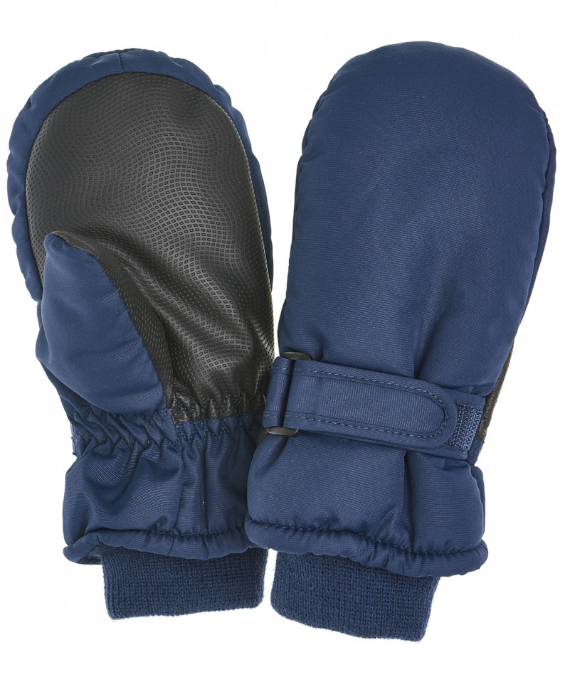 

Плащевые варежки для девочек Button Blue, цв. синий, р.12, 219BBGX76031000