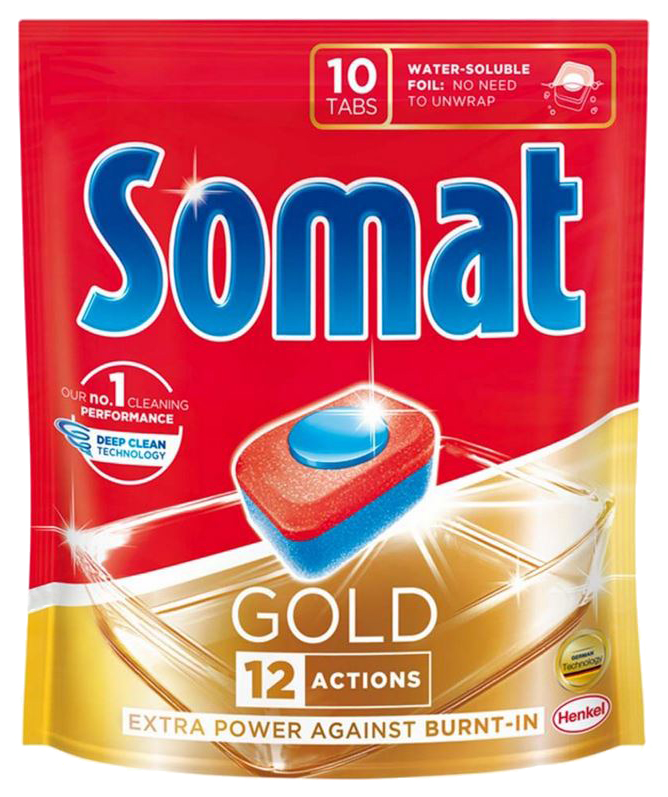 фото Таблетки henkel somat gold для посудомоечных машин 10 шт