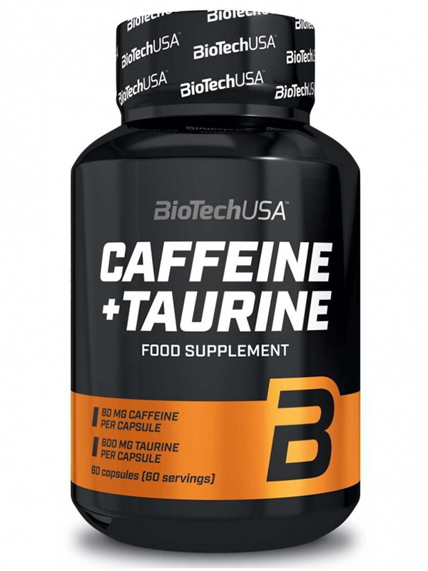 Предтренировочный комплекс BioTech Caffeine and Taurine Power Force 100 г без вкуса