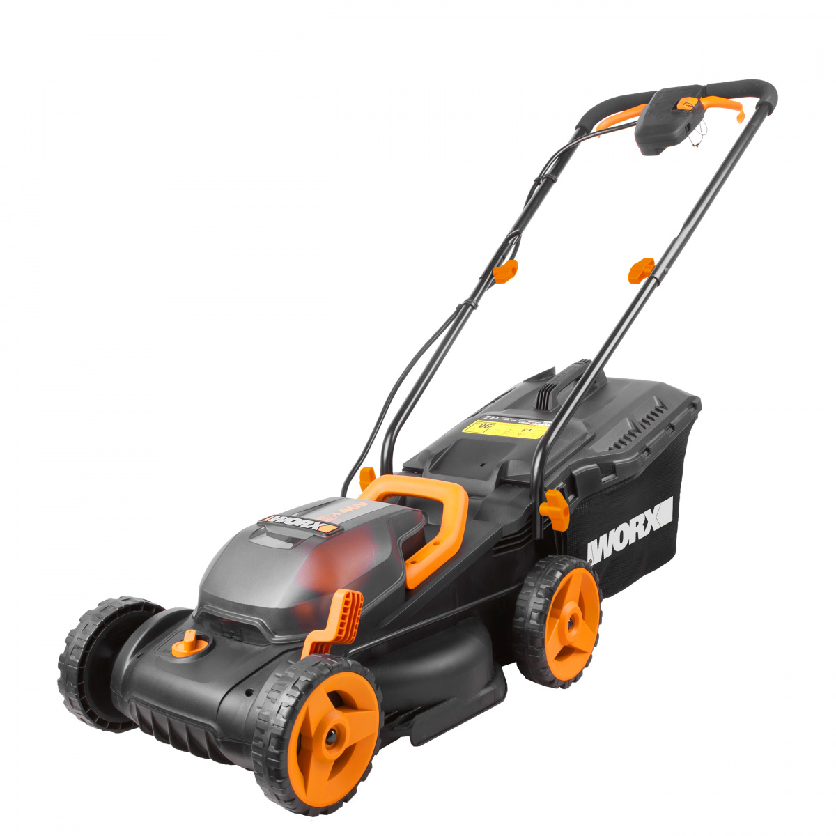 фото Аккумуляторная газонокосилка worx wg779e 2 акб х 20 в и 2 зу в комплекте