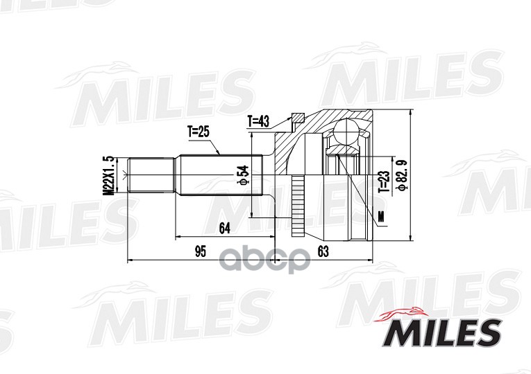 

Шрус Miles GA20253