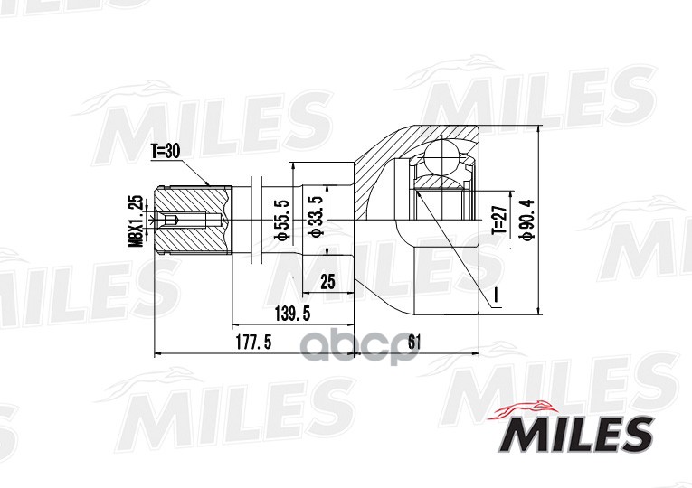 

Шрус Miles GA20493