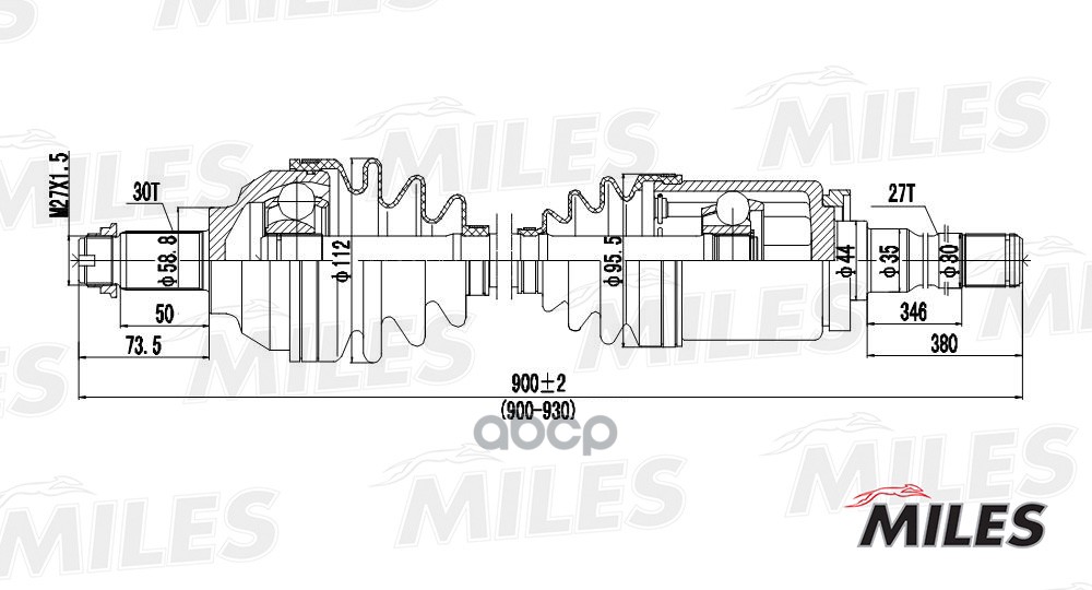

Привод в сборе Miles GC02018
