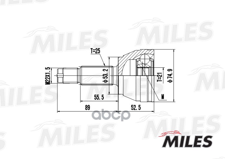 фото Шрус miles ga20110