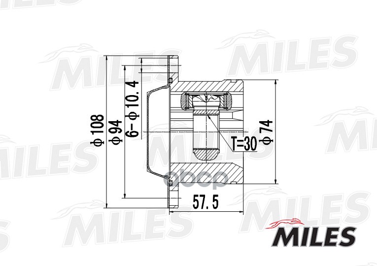 

Шрус Miles GA10025