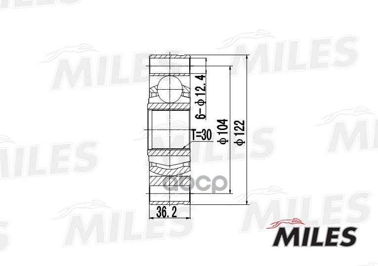 

Шрус Miles GA10018