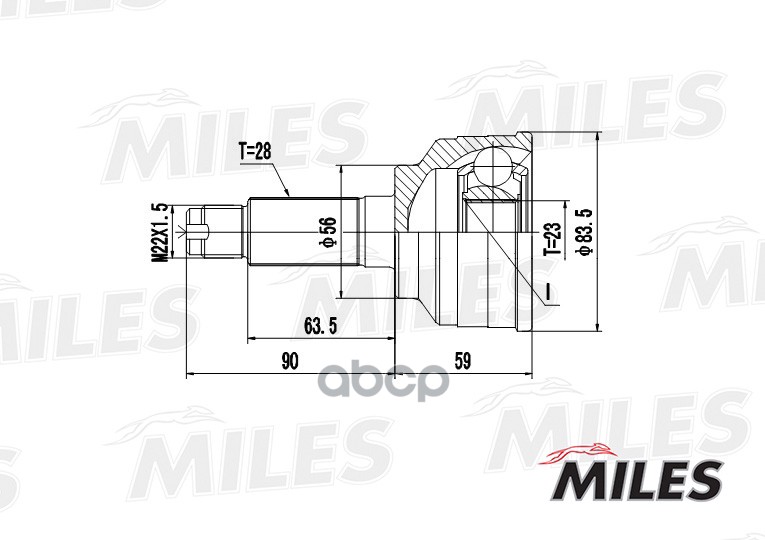 фото Шрус miles ga20227