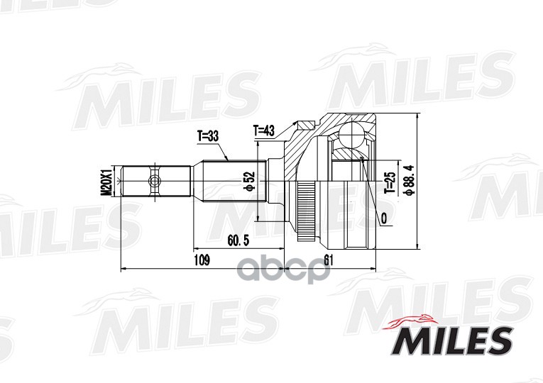 фото Шрус miles ga20367