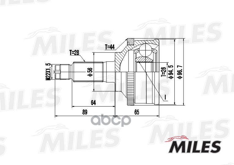 фото Шрус miles ga20234