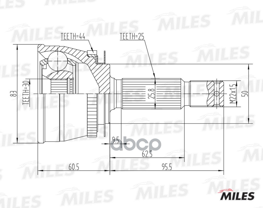 фото Шрус miles ga20552