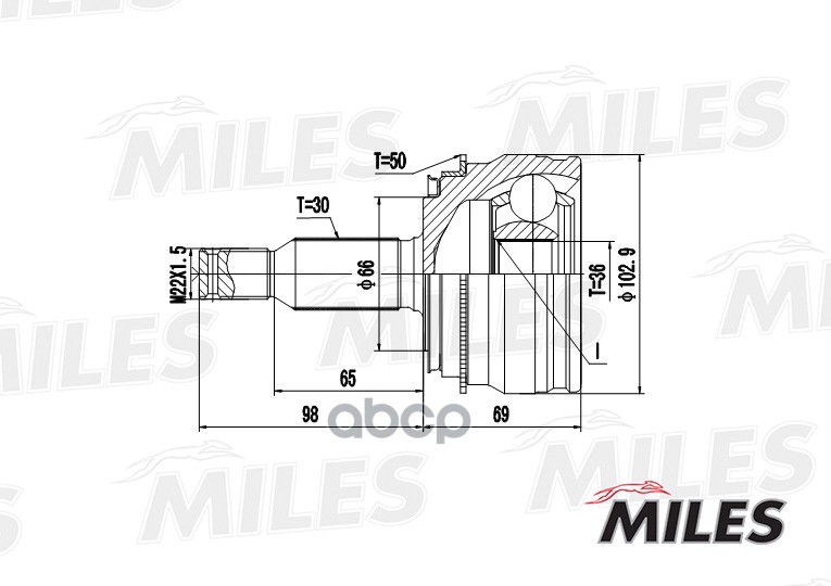 

Шрус Miles GA20246