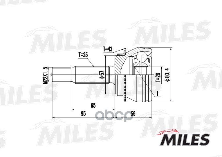 фото Шрус miles ga20273