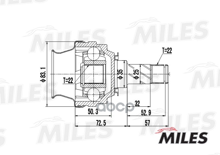 фото Шрус miles ga10021