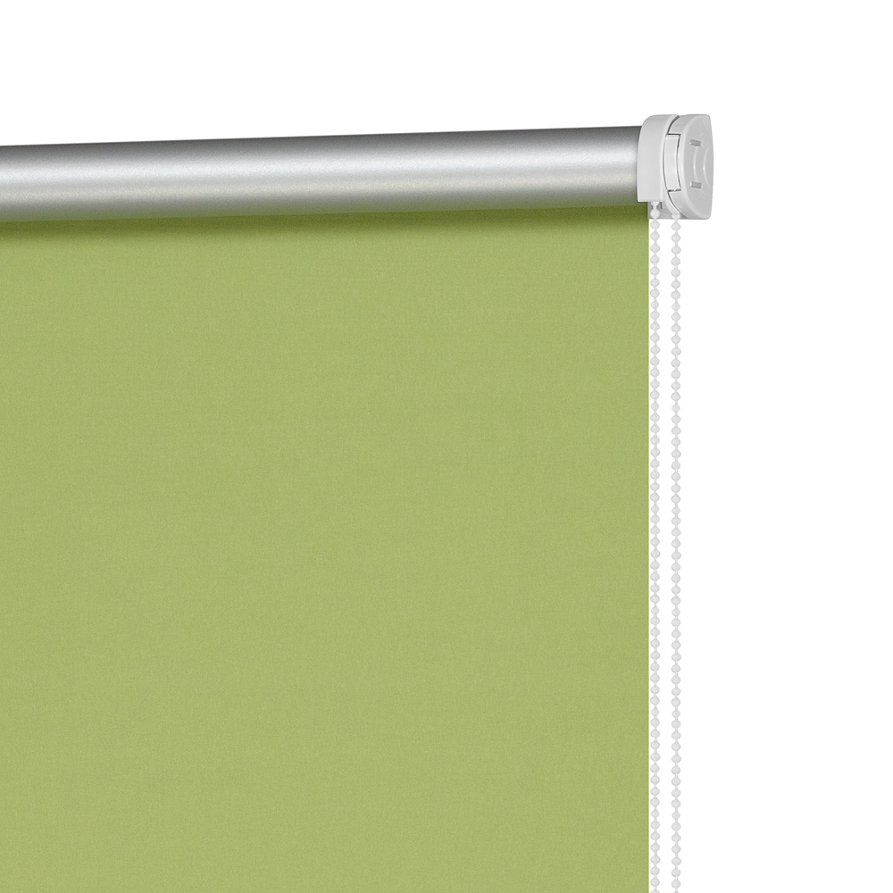 фото Рулонная штора decofest миниролл блэкаут плайн зеленый луг 40x160 160x40 см