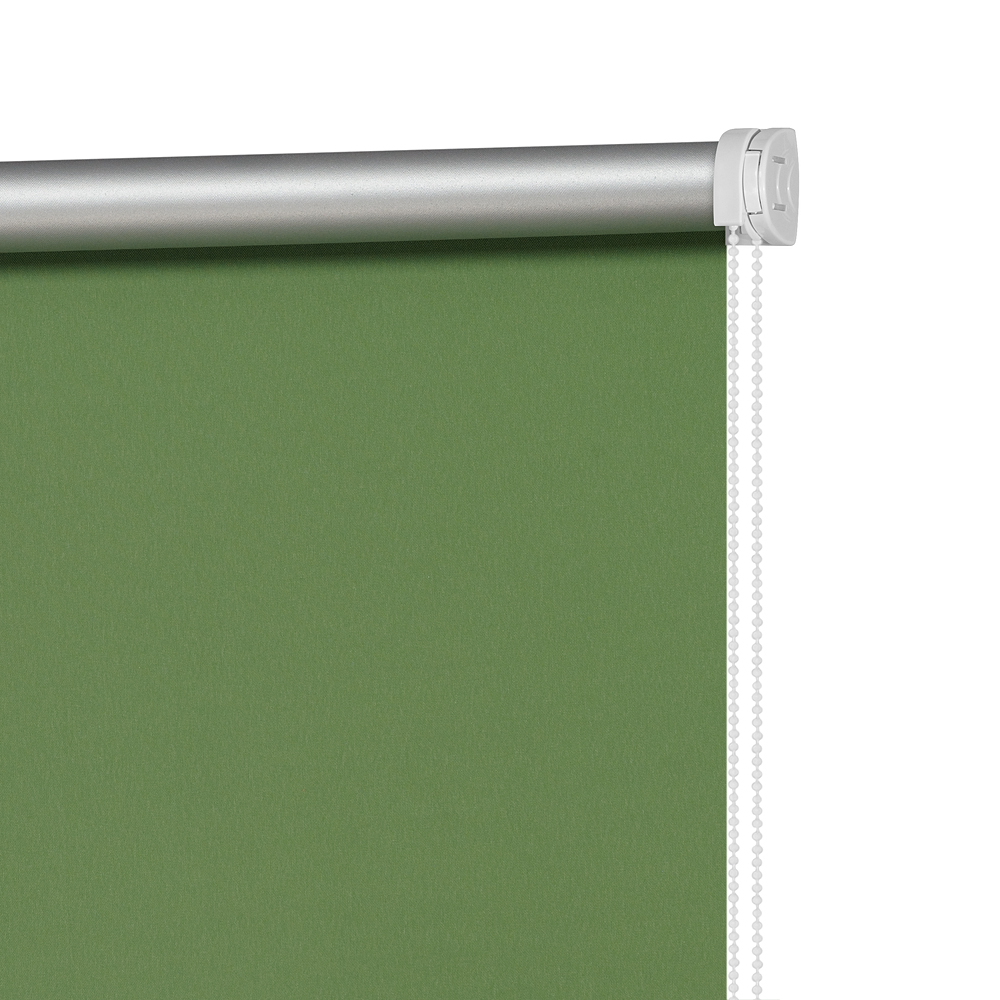 фото Рулонная штора decofest миниролл блэкаут плайн травяной зеленый 120x160 160x120 см