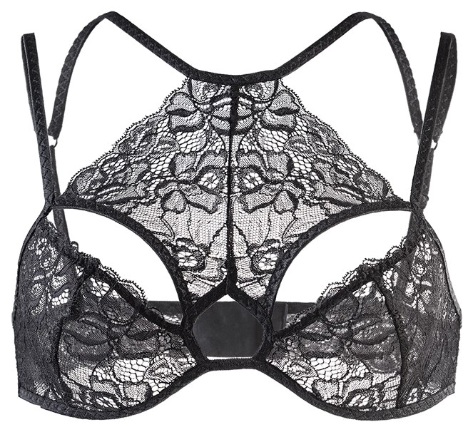 фото Бралетт кружевной erolanta lingerie collection, черный xxl (52-54)