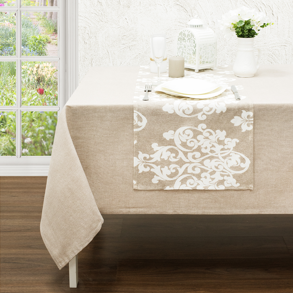 

Декоративная дорожка на стол Флоренция, Altali, 140x40 см, P798-8759/2, Бежевый