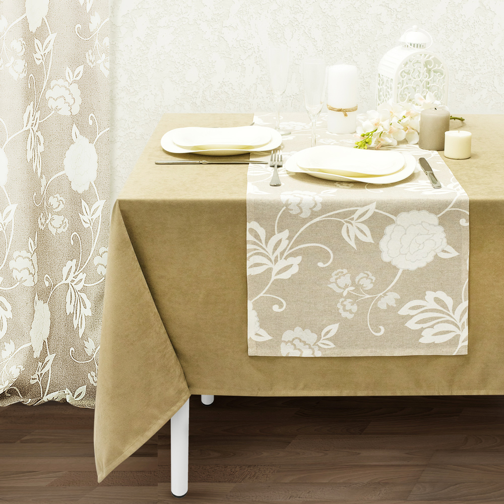 

Декоративная дорожка на стол Бэлла, Altali, 140x40 см, P798-1809/1, Бежевый