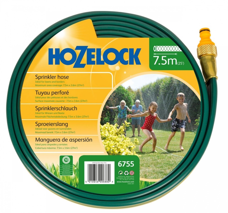 Шланг-дождеватель Hozelock 6756 1/2 15 м HOZELOCK 6756 зеленый