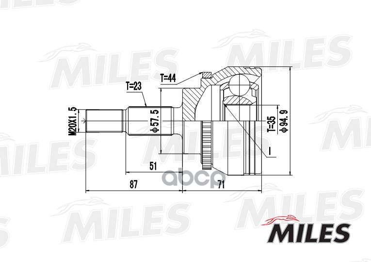 фото Шрус miles ga20402