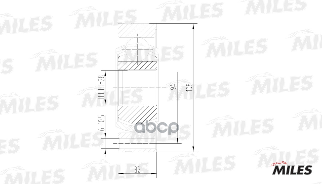 фото Шрус miles ga10036