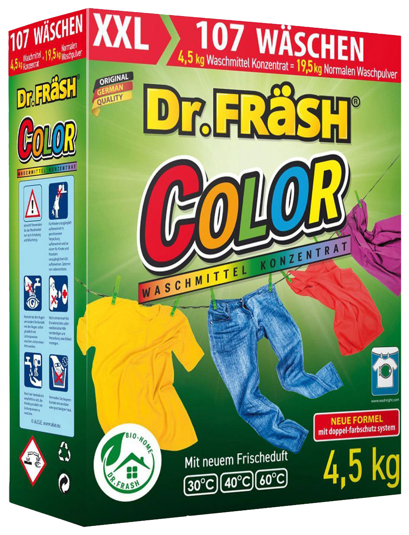 фото Dr.frash порошок стиральный dr.frash color автомат 4,5 кг