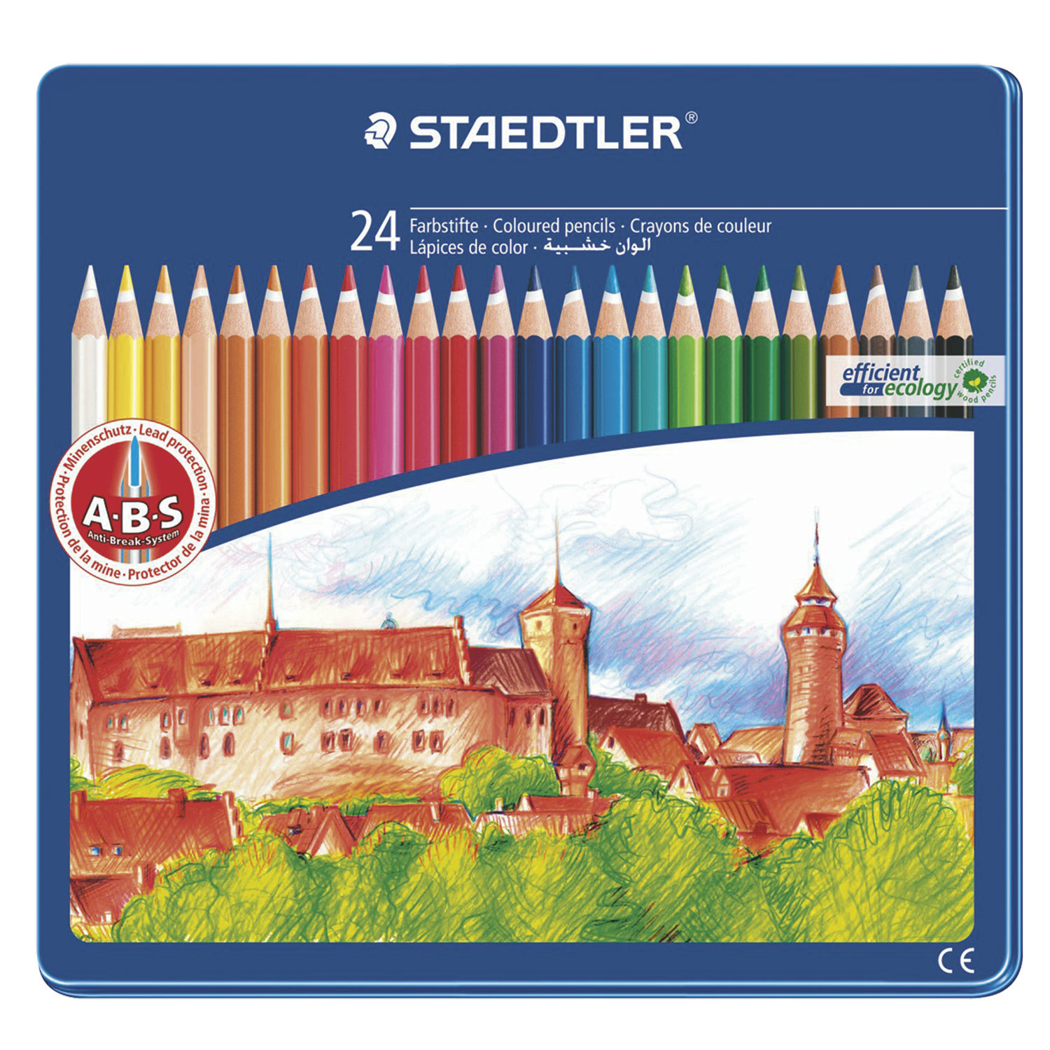 

Карандаши цветные Staedtler Noris club, 24 цвета