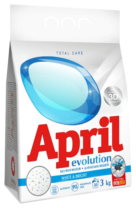 

Стиральный порошок Evolution White&bright автомат 3 кг