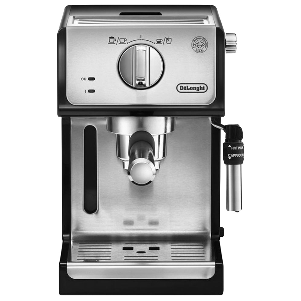 Рожковая кофеварка DeLonghi ECP 35.31 Silver/Black кофеварка рожкового типа redmond rcm 1511 black