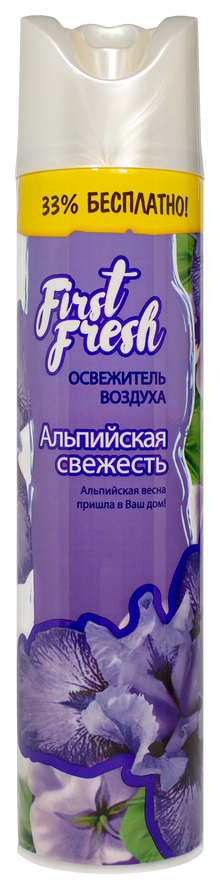 

Освежители воздуха first fresh альпийская свежесть 300мл