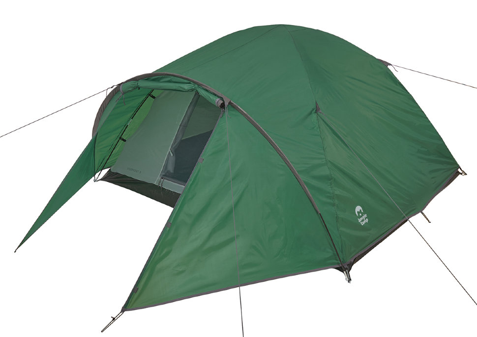 Палатка Jungle Camp Vermont, треккинговая, 2 места, зеленый