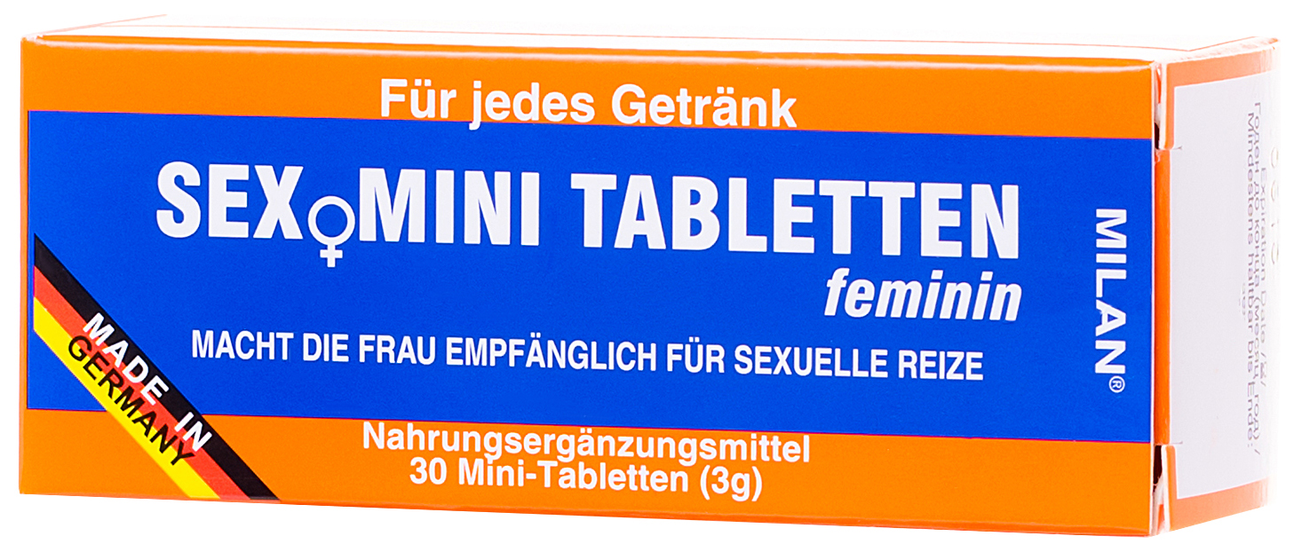 Таблетки возбуждающие Milan Sex-Mini-Tabletten-feminin для женщин, 30 шт