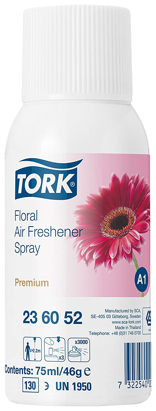 

Освежитель Tork аэрозольный воздуха с цветочным ароматом