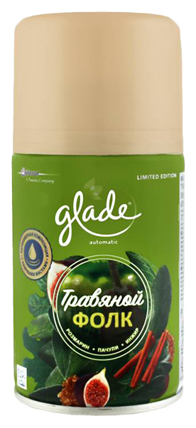 

Баллон Glade сменный Травяной фолк для автоматического освежителя воздуха 269 мл