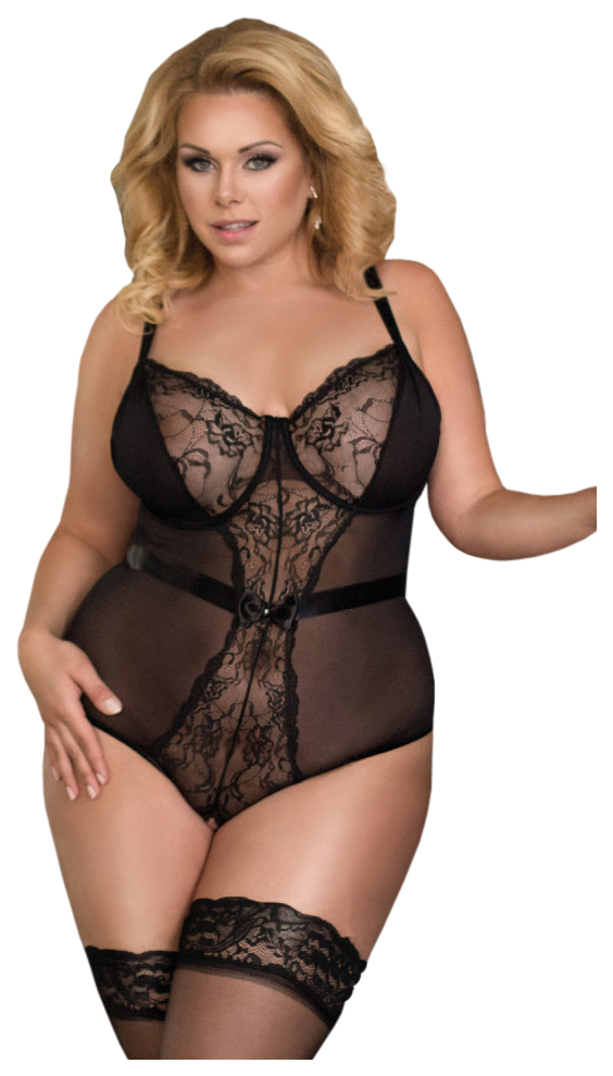 

Боди с доступом SoftLine Collection Amelia, черный, XXXL, Amelia