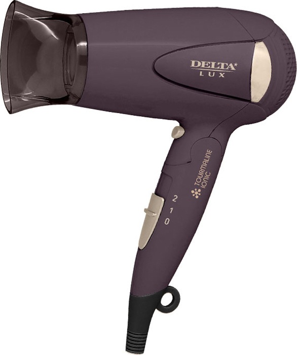 Фен Delta Lux DL-0936 1600 Вт коричневый крем краска для волос kapous с гиалуроновой кислотой 5 23 светлый коричневый перламутровый 100 мл