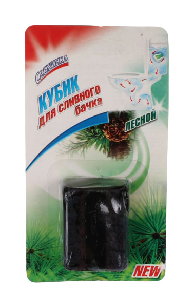 

Кубик для сливного бачка с гел вст. свежинка лесной 50 гр.