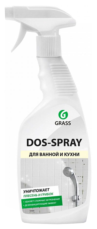 фото Grass средство для сантехники дез.хлорное,удаления плесени dos-sprayс тригером 600 мл/12шт