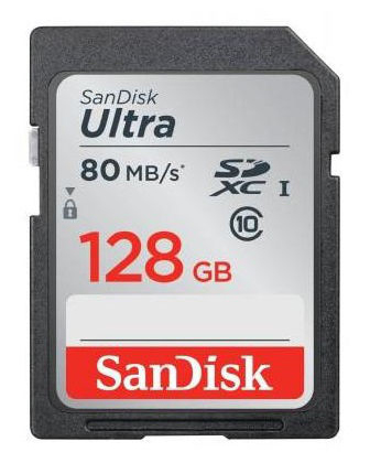 

Карта памяти SanDisk 128GB Ultra SDXC (SDSDUNR-128G-GN6IN), 128GB Ultra SDXC (SDSDUNR-128G-GN6IN)