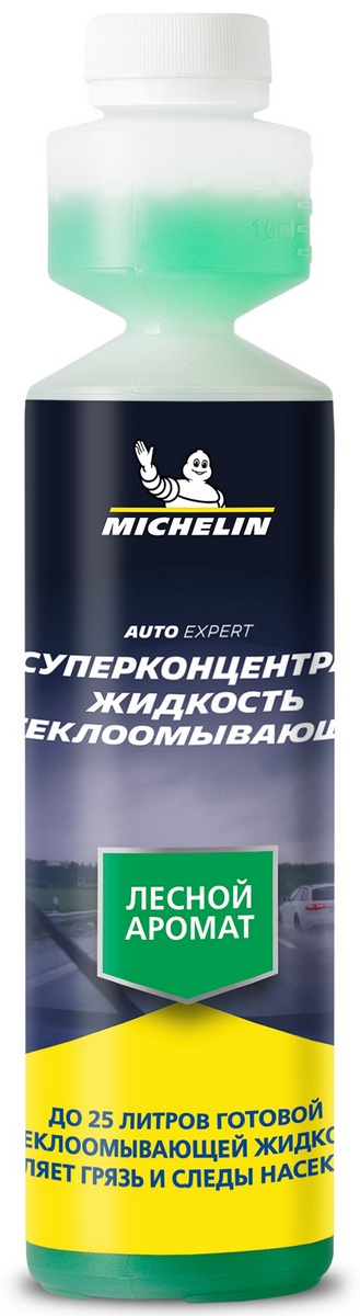 фото Стеклоомывающая жидкость michelin, суперконцентрат, 250 мл., "лесной аромат", 31999