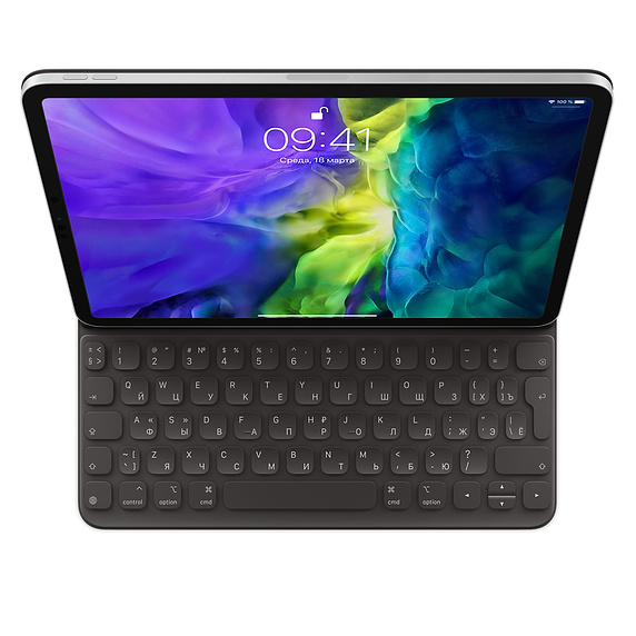 фото Чехол apple smart keyboard для планшета ipad pro 11" (mxnk2rs/a)