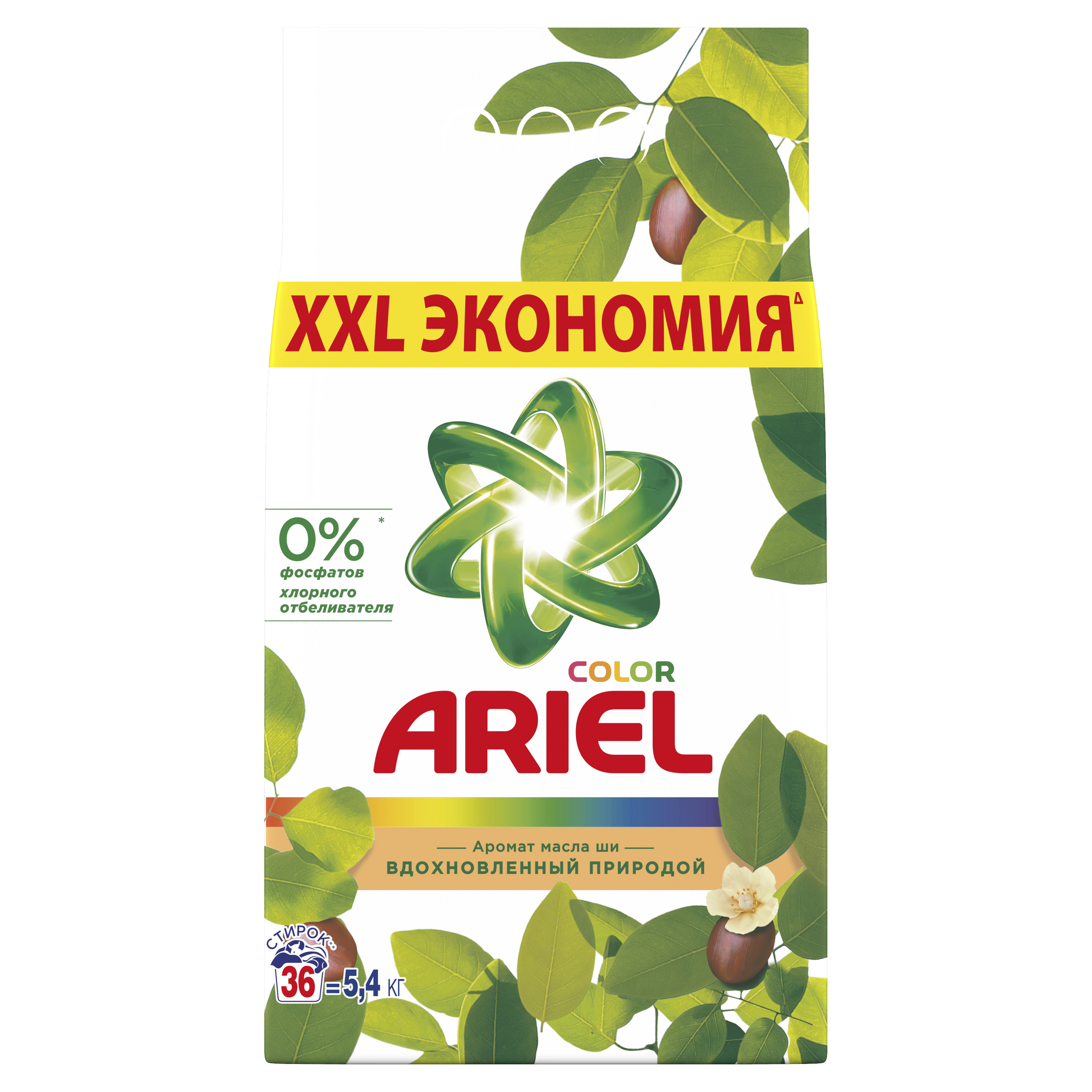 

Стиральный порошок Ariel автомат Масло Ши 36 стирок 5.4 кг