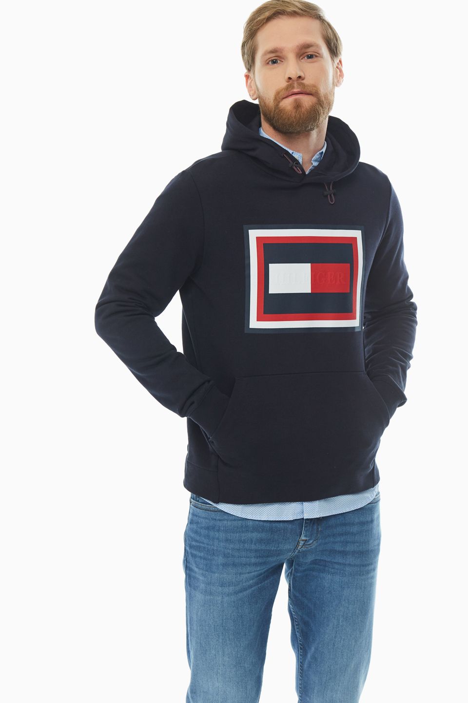 

Худи мужское Tommy Hilfiger MW0MW12303 DW5 синее L, Синий, MW0MW12303 DW5