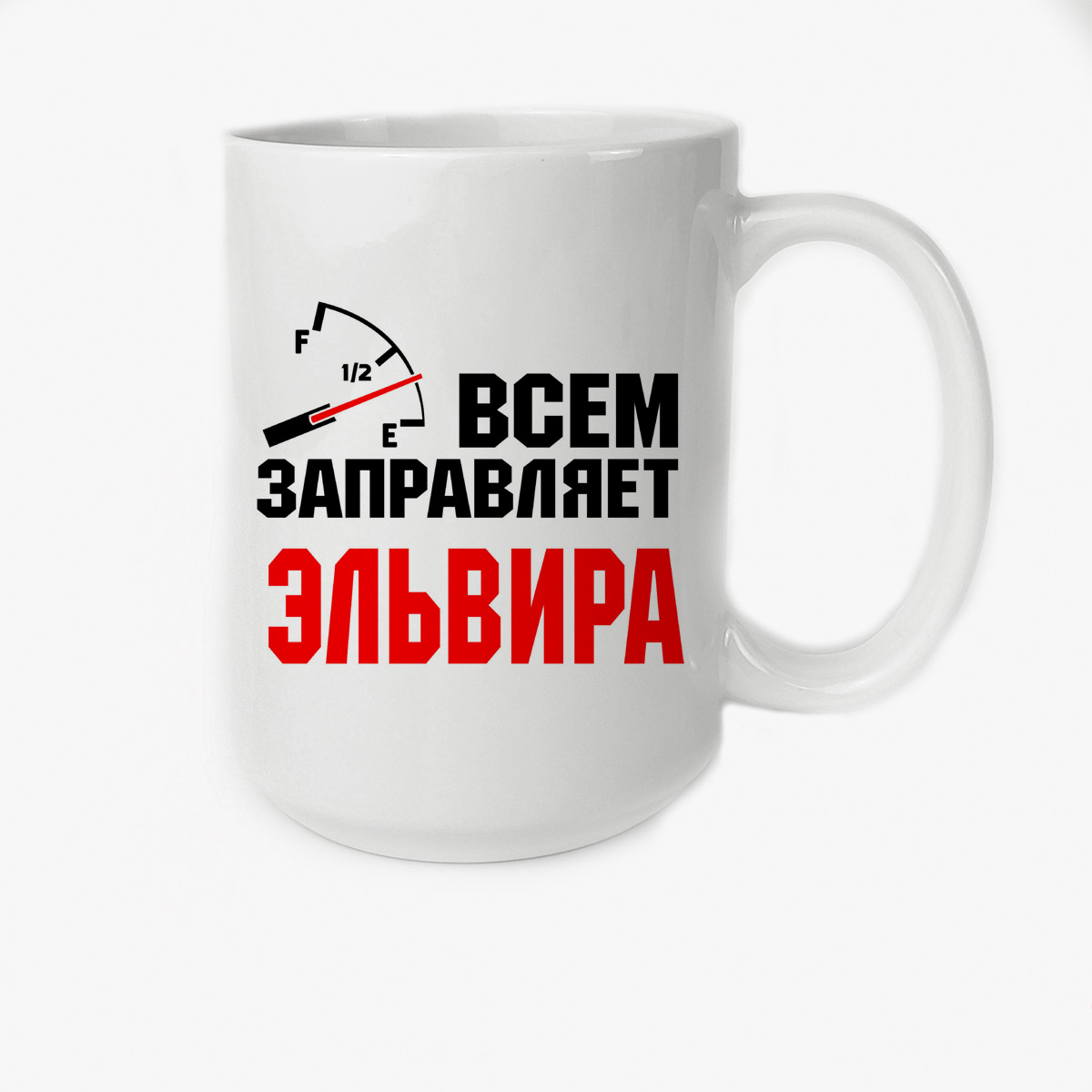 

Кружка CoolPodarok Кружка именная Всем заправляет Эльвира